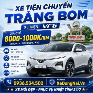 Xe Tiện Chuyến Trảng Bom Đi Sân Bay